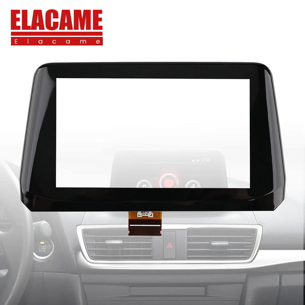 B61A611J0 7inch Touch Screen for Mazda 3 Sport 2017-2018 Car Navigation Display Touch Screen Digitizer B61A-61-1J0A