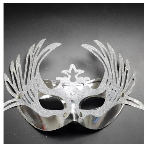 Ozcmax Deer Pattern Silver Color Venetian Christmas Party Mask