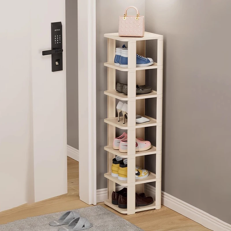 

Nordic Designer Shoe Cabinet Plastic Organizer Vertical Entrance Hall Show Shoe Shelf Minimalist Archivadores Home Furniture