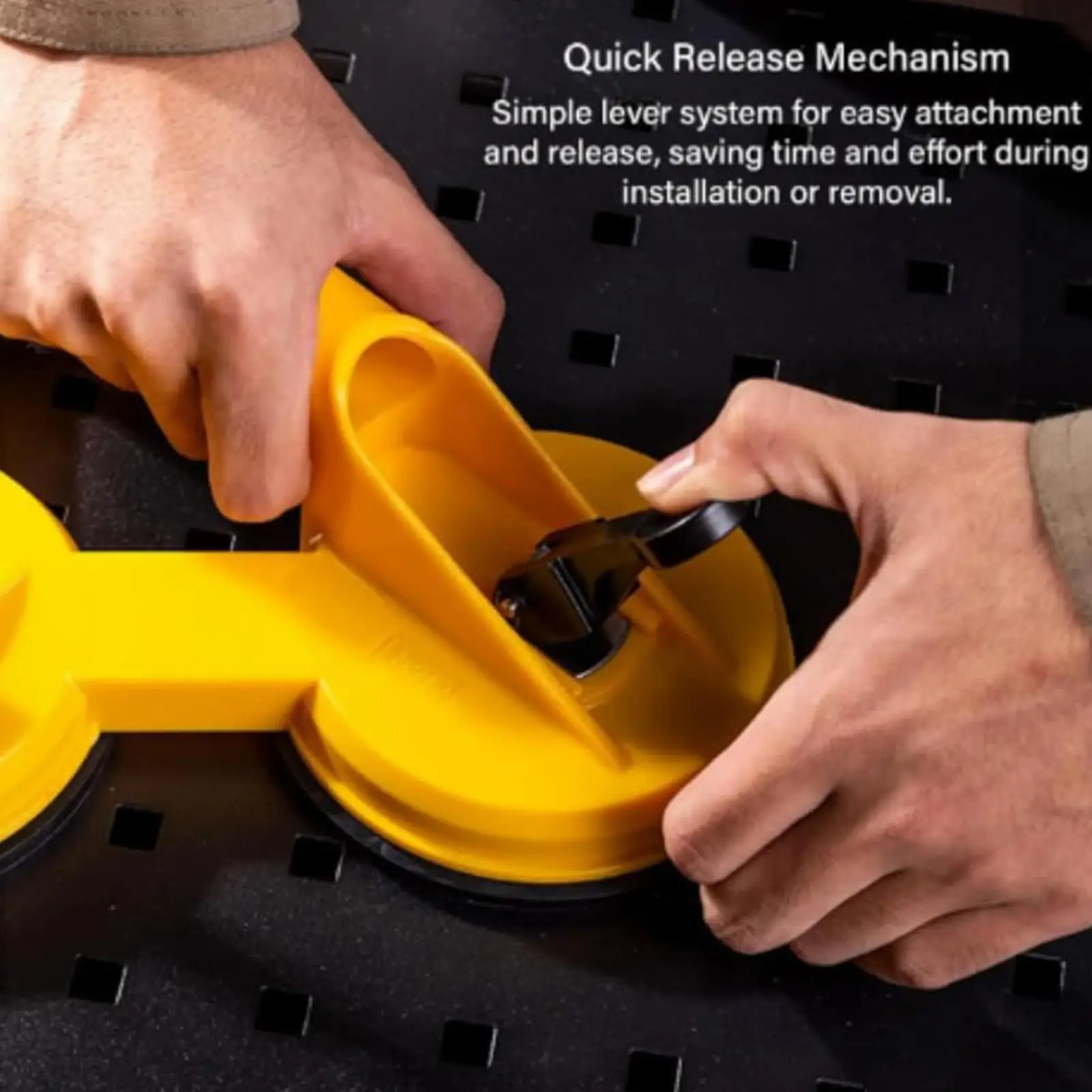 Suction Cup Handle Large Heavy Duty Vacuum Plate Handle Floor Suction Cup Tool For Tile Flooring Car Door Mirror Shower Wall