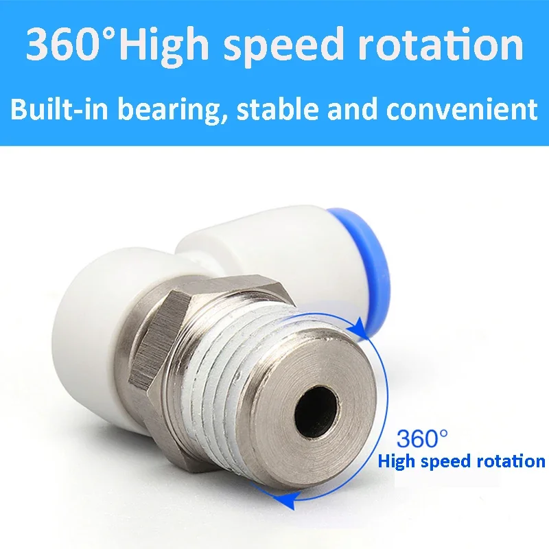 Gwint pneumatyczny typu MSC Szybkie złącze obrotowe NRC KSH NRL KSL Nagrzewnica Szybkozłącze Prosta złączka rurowa 4 mm 6 mm 8 mm