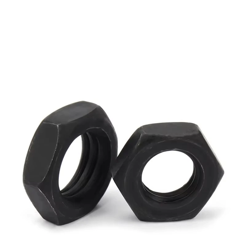 

Grade 8 Black Carbon Steel Fine Thread Hexagonal Thin Nut Metric Hex Nuts M8 M10 M12 M14 M16 M18 M20