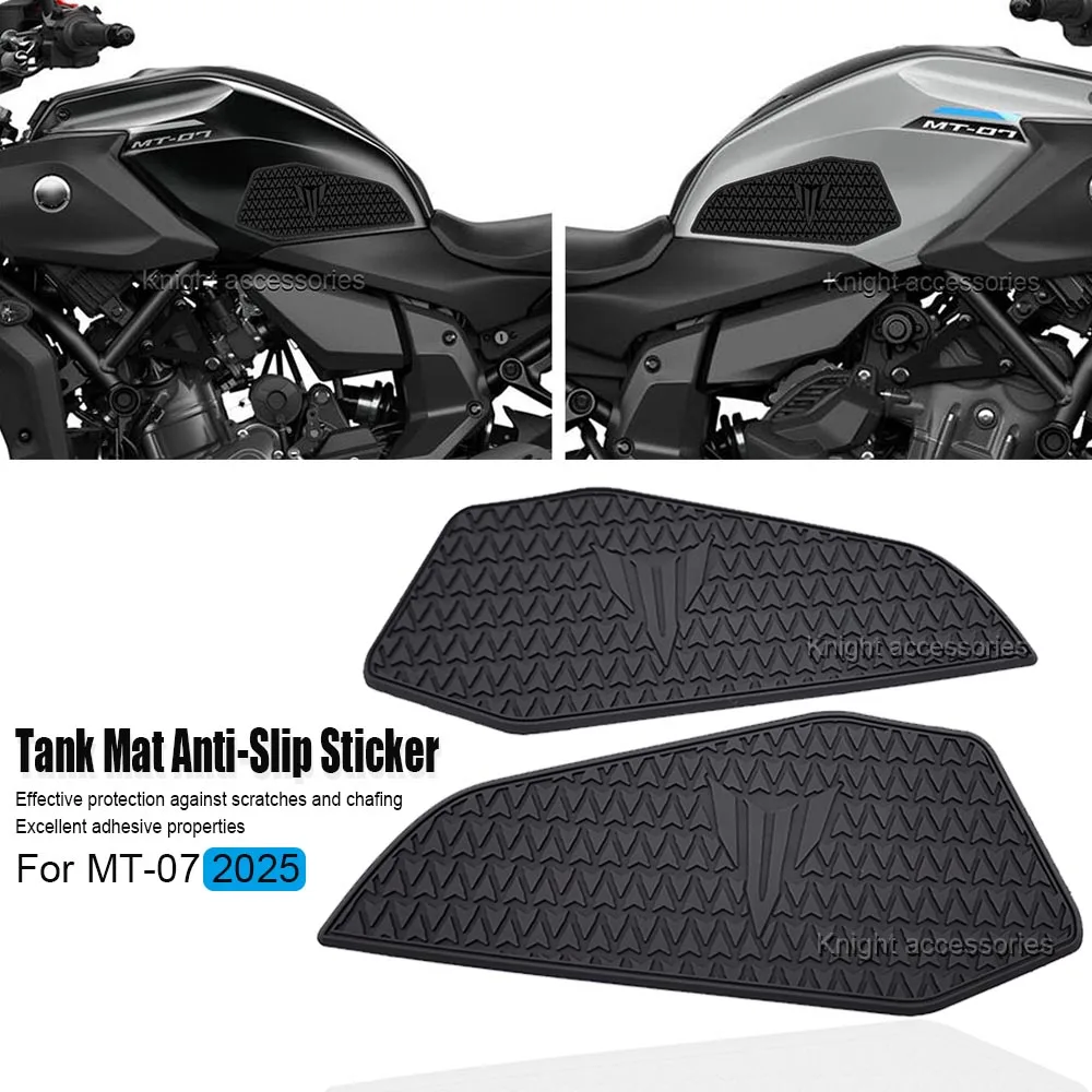 

2025 MT07 New Motorcycle Tank Pad Protector For MT 07 MT-07 mt07 Sticker Decal Gas Knee Grip