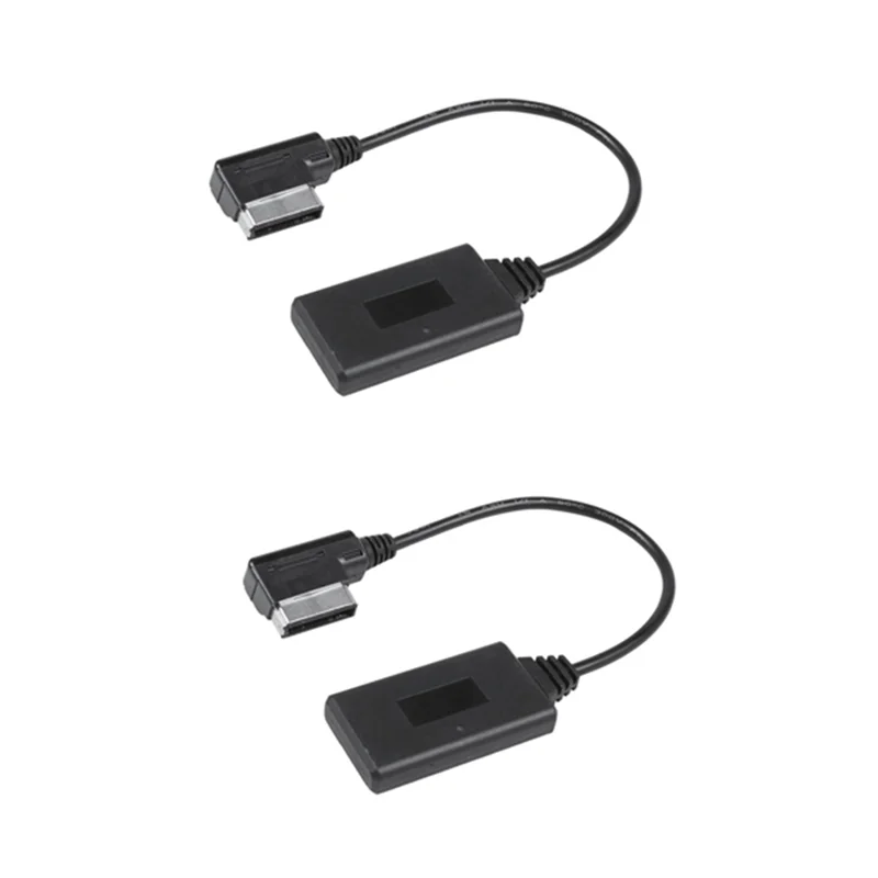 2 Pcs Car Wireless Bluetooth Module Music Adapter Auxiliary Receiver Aux Audio Cable for Mercedes W212 S212 C207