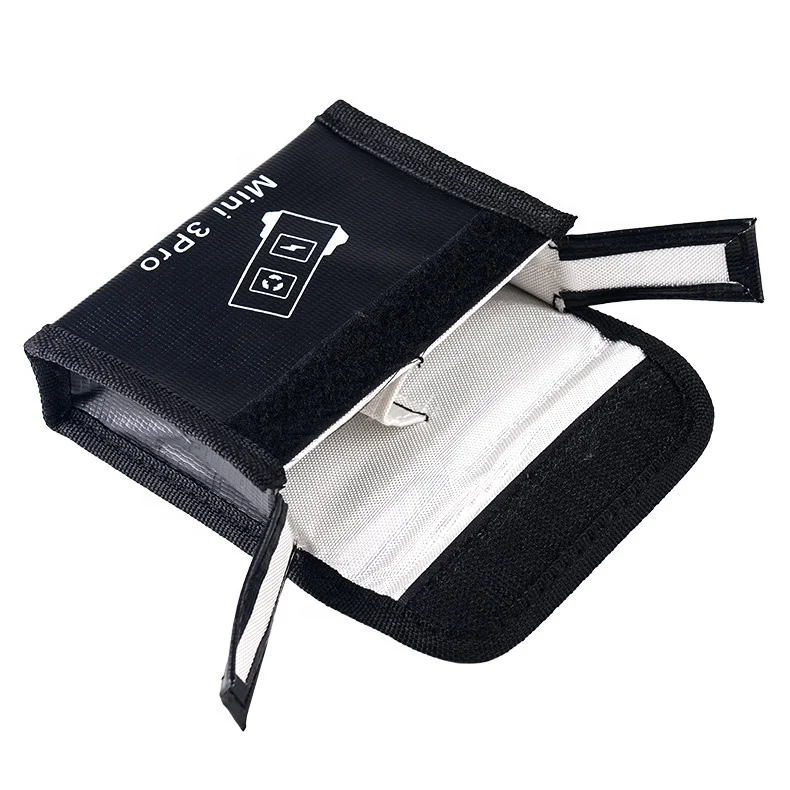 10 Uds DJIMini 3 Pro UAV batería ignífuga protector de seguridad ignífugo a prueba de explosiones bolsa protectora a prueba de fuego Lipo RC piezas Ac