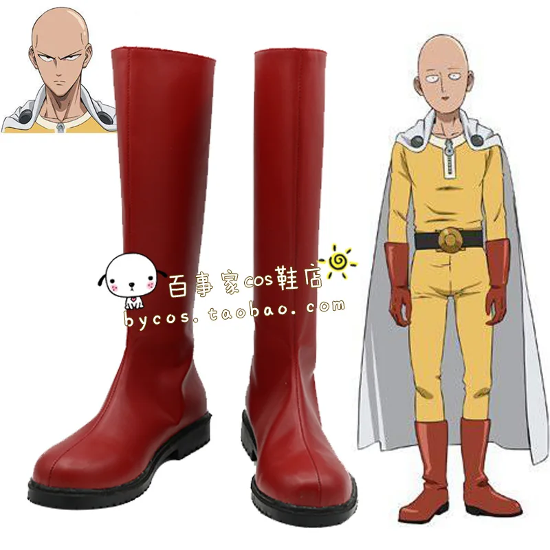 

One Punch Man Saitama Cosplay Shoes for Adults Yellow Hero Shoes Cosplay Party