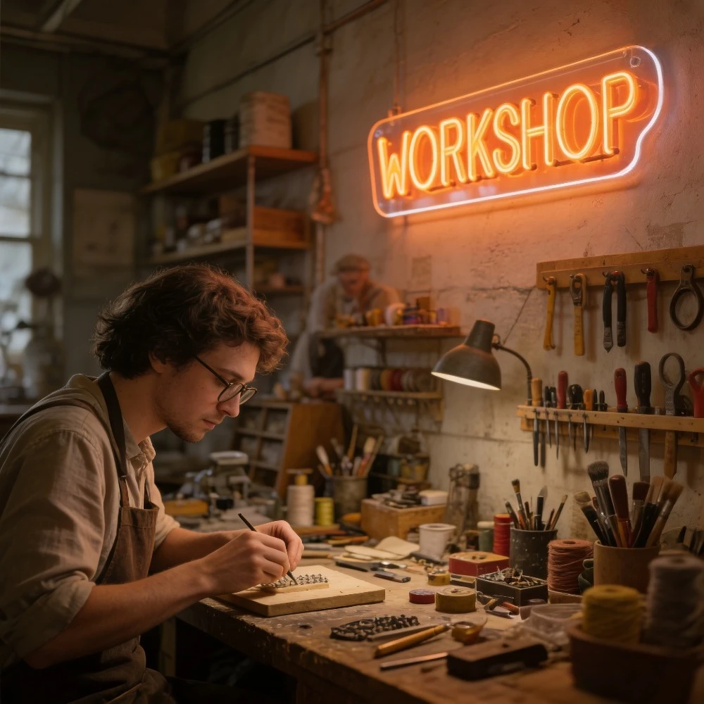 NEONOWY ZNAK WORKSHOP LED, NEO – Outdoor Lighting Unique recenzja i cena