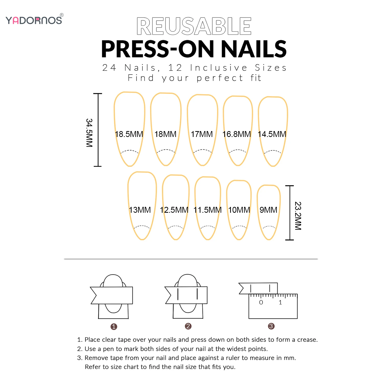 Faux Ongles Stiletto Longs Brillants pour Halloween, 24 Pièces, à Pression, Fait à la Main, Motifs à Rayures Fantômes, Couverture Complète, N64.N64.