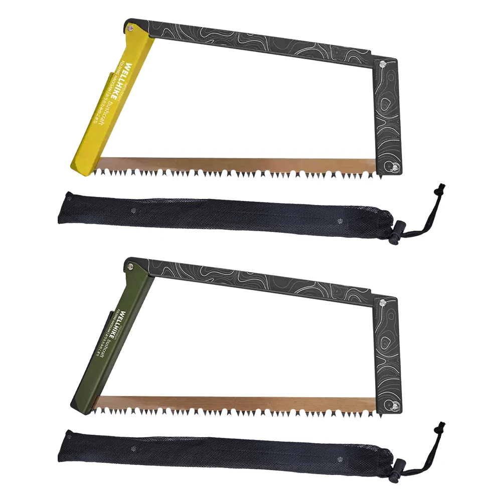 

Folding Saw with Storage Bag Cutting Tree Hand Saw Aluminum Alloy Camping Foldable Hand Saw Outdoor Hiking Survival Tools