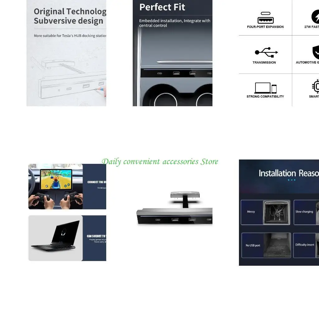 

97QB For 27WPD Quick Interior Intelligent Docking Station USB