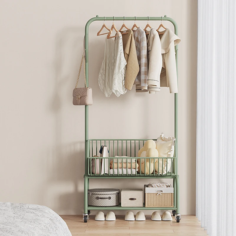 Hall Rack Industrial Clothing Shoe Cabinet Large Couple Wardrobe Entrance Coat Shelf Cloth Stand Extension Garment Hanger