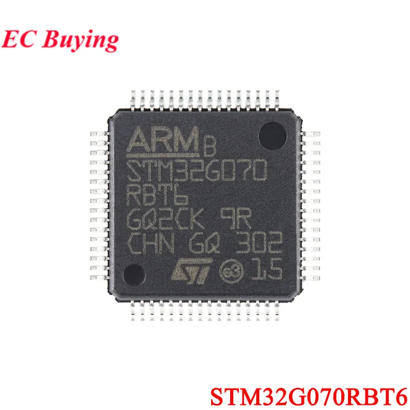 10pcs/1pc STM32G070RBT6 LQFP-64 STM32G070 STM32 G070RBT6 STM32G ARM Cortex-M0+32-bit Microcontroller MCU IC Chip New Original