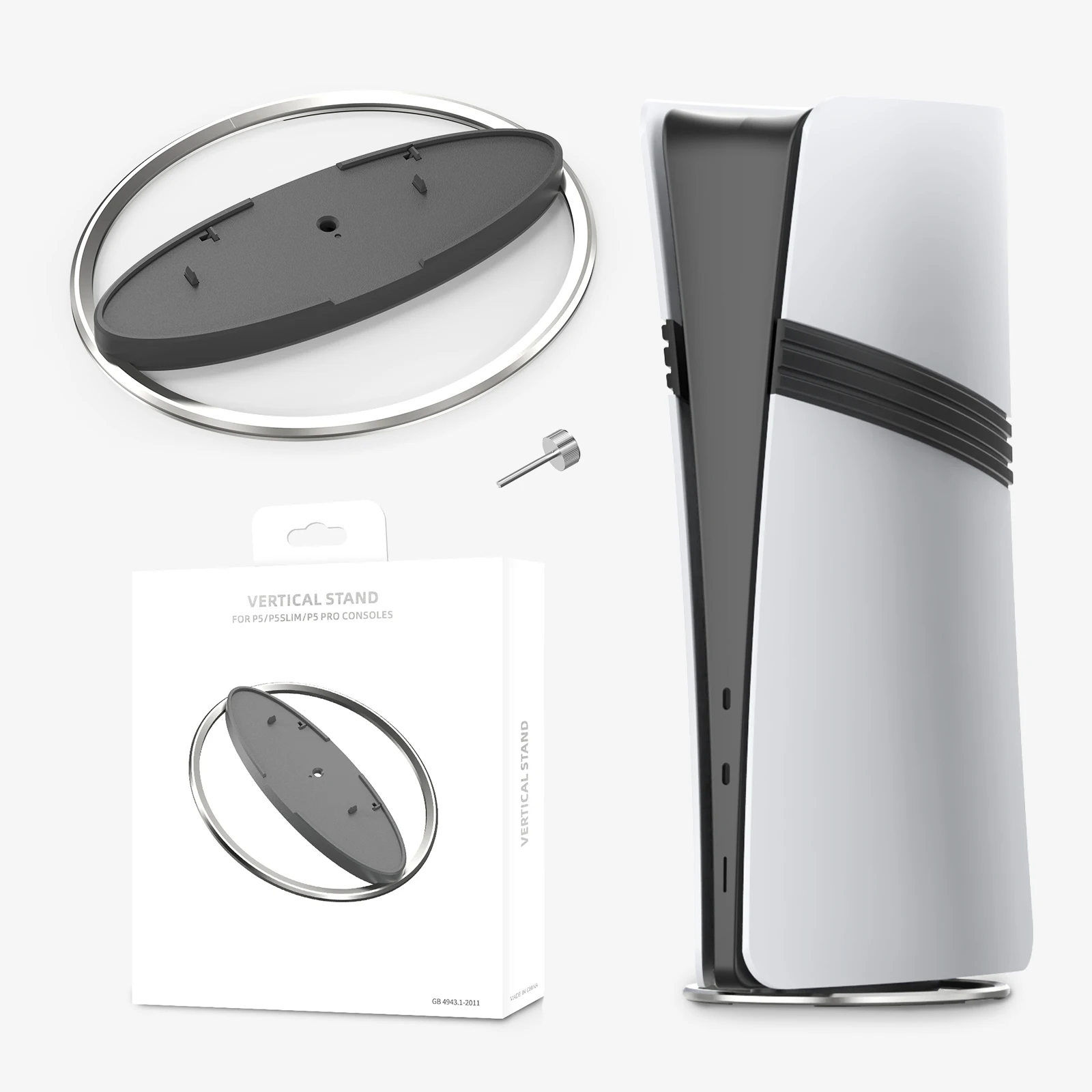 

for PS5 PRO Console Dock Stand for PS5 Slim Game Console Upright Stand Base for P5 Console Universal