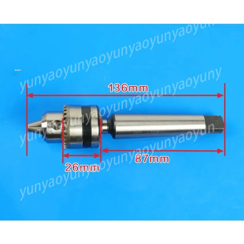 

MT2 / MT3 taper shank, B10, B12, B16 live thimble, round woodwork bead lathe tailstock