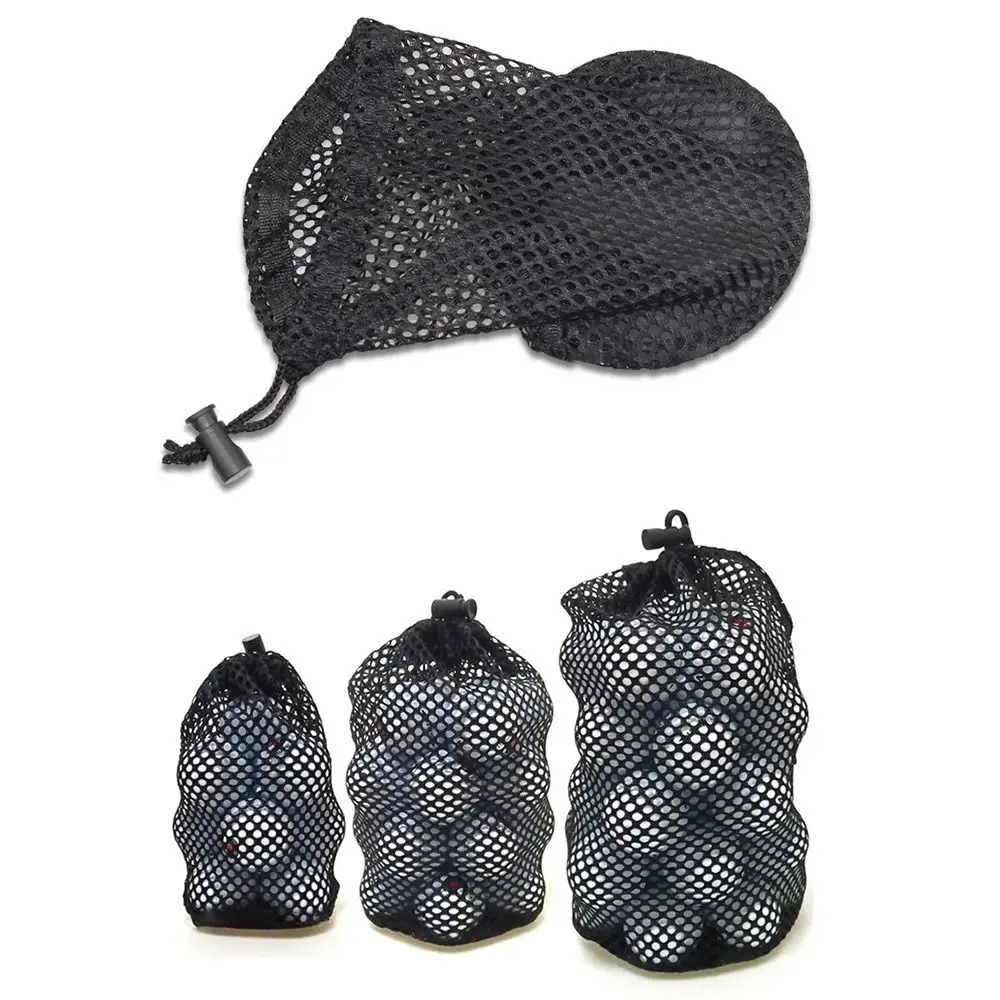 3 Größen 25.12.50 Ball mit Golf taschen Golf Tennis tasche Nylon tasche Mesh Net Bag Golfball halter