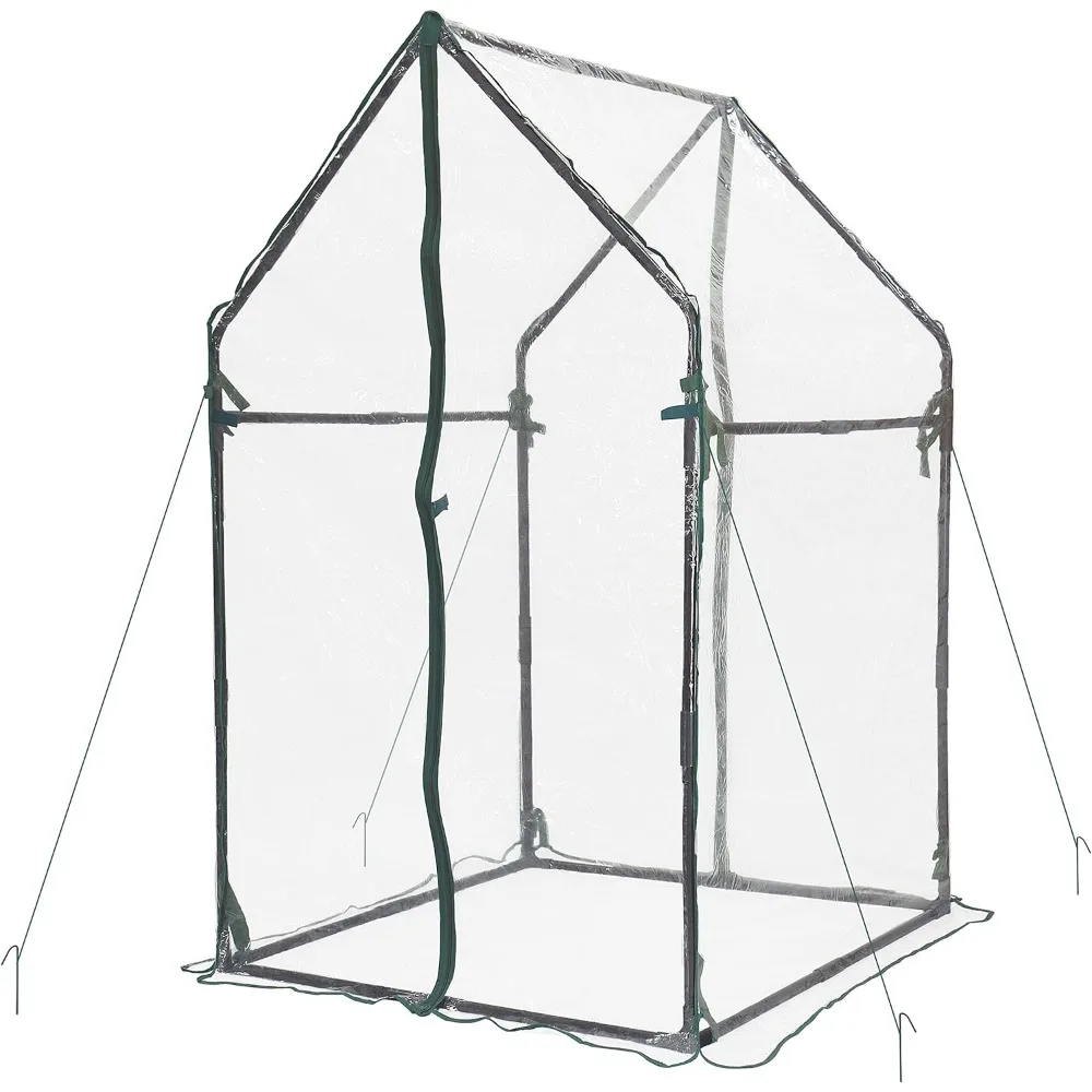 

Mini Greenhouse Heavy Duty Portable Green House, Clear Tent Indoor or Outdoor for Plants 36.2”(L) x36.2”(W) x59.5”(H)