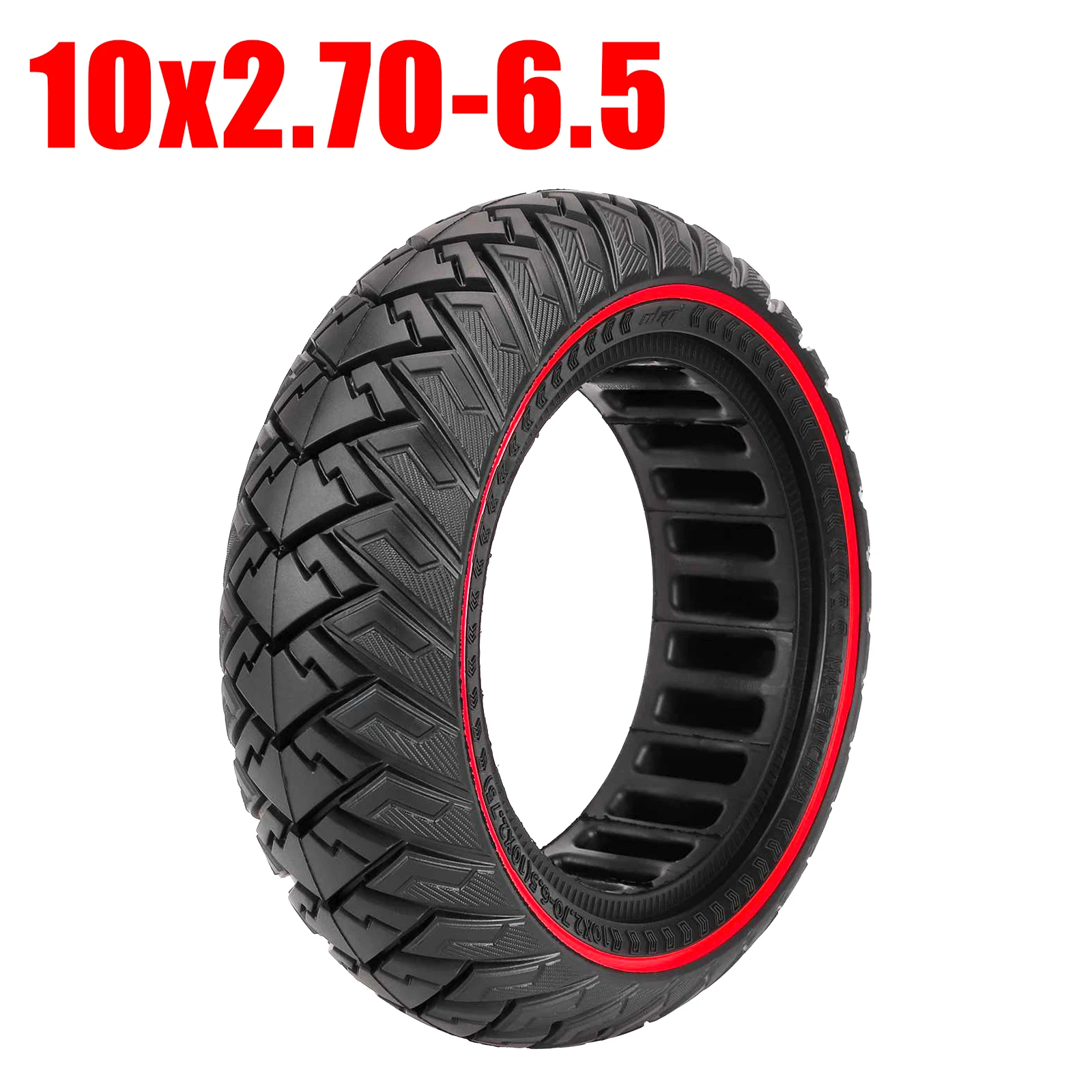 Ulip 10x2.70-6.5 Off-raod Solid Tire for Electric Scooter 10x2.75 Thickened Off-road Tubeless Tyre Puncture resistant Tire Parts