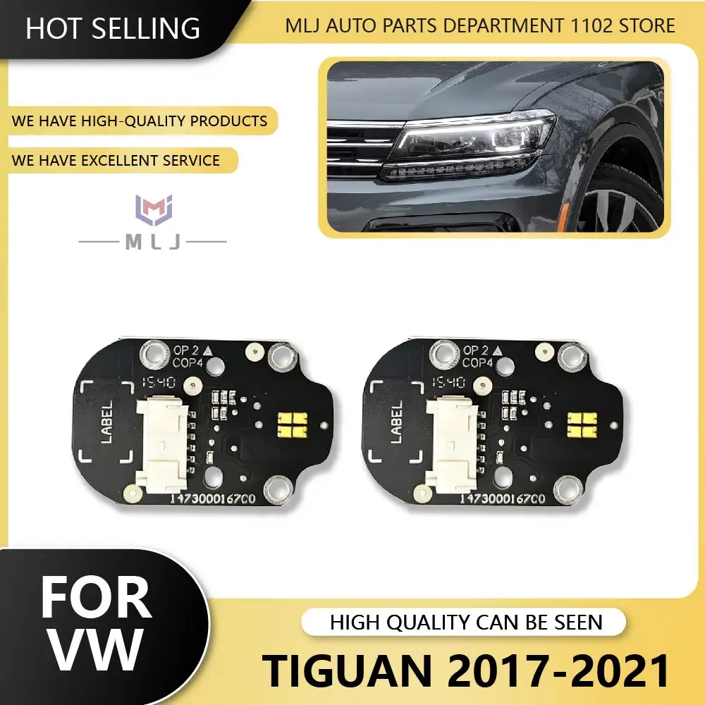 For 2017-2021 Volkswagen Tiguan L Headlight 1473000168 Daytime Running Light Source Chip LED Angel Eye Light Board 5TA998475C