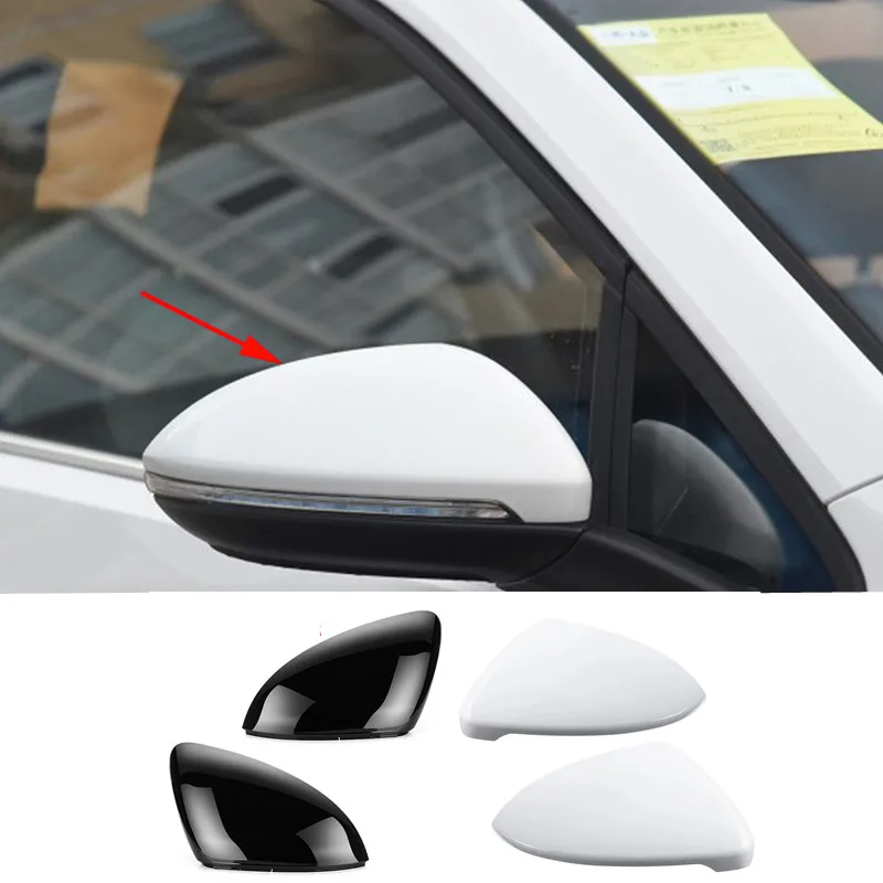 Car Side Mirror Cover For VW Golf 7 MK7 MK7.5 Touran L Rear View Mirror Housing Caps Automobiles Parts Accessories Trim