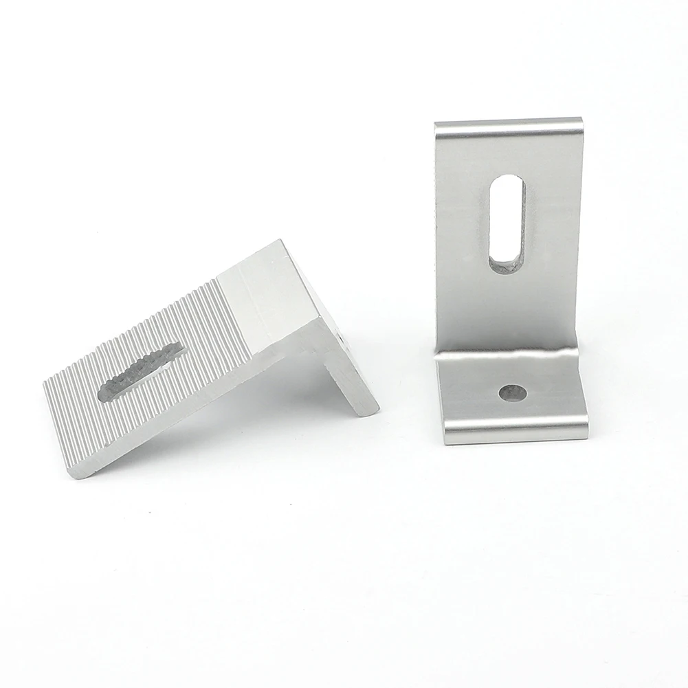 حل تركيب طويل الأمد مع دعامة تثبيت لوحة من النوع L من الألومنيوم لوحدات الطاقة الشمسية، بناء قوي #4