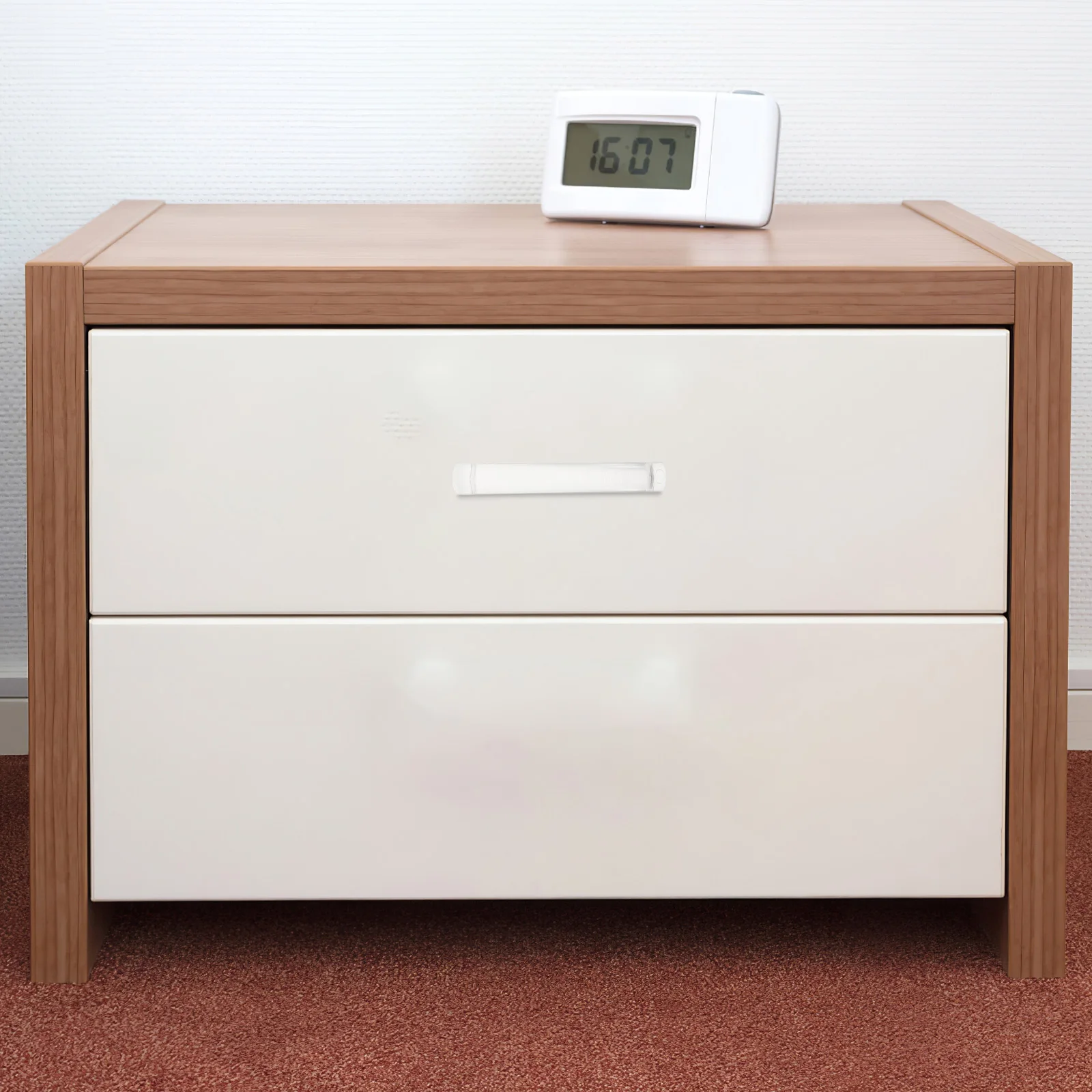 

Transparent Solid Acrylic Push Pull Drawer Handle Invisible Seamless Cabinet Wardrobe Furniture Pull Multifunctional Grip