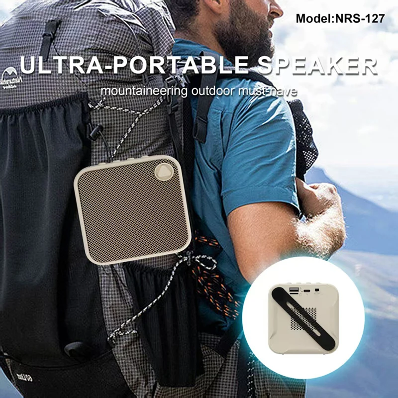 Outdoor Hiking Portable Multi-Function Buckle Strap Wireless Bluetooth Speaker Stereo Sound Subwoofer Gift Speaker for TF/FM/TWS