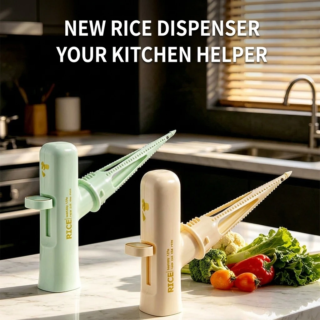 Household Rice Picking Tools Rice Bag Discharge Nozzle Rice Picker Rice Dispenser Portable Kitchen Rice Grabbing Device