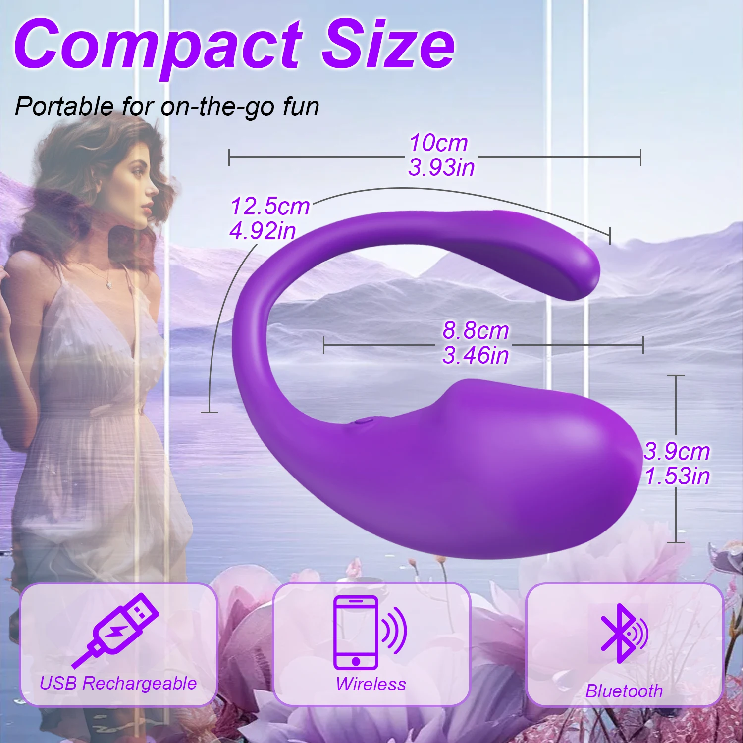 G Spot Vibrator for Women Dildo Clitoris Stimulator Vagina Vibrating for Beginners Masturbator Massager Sex Toy for Women