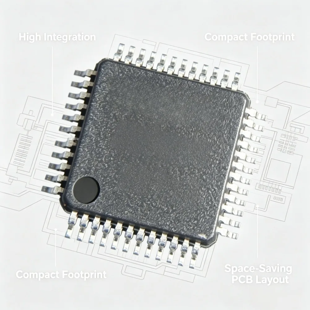 AU6805 QFP48 Chip Convertitore Da Resolver A Digitale Per Applicazioni Automobilistiche Con Compatibilità Per Alimentazione A 3V-image