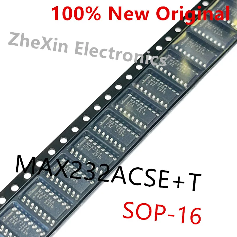 10PCS/Lot   MAX232ESE+T 、MAX232CSE+T 、MAX232ACSE+T   SOP-16  New original line driver/receiver chip   MAX232ESE、MAX232CSE、MAX232