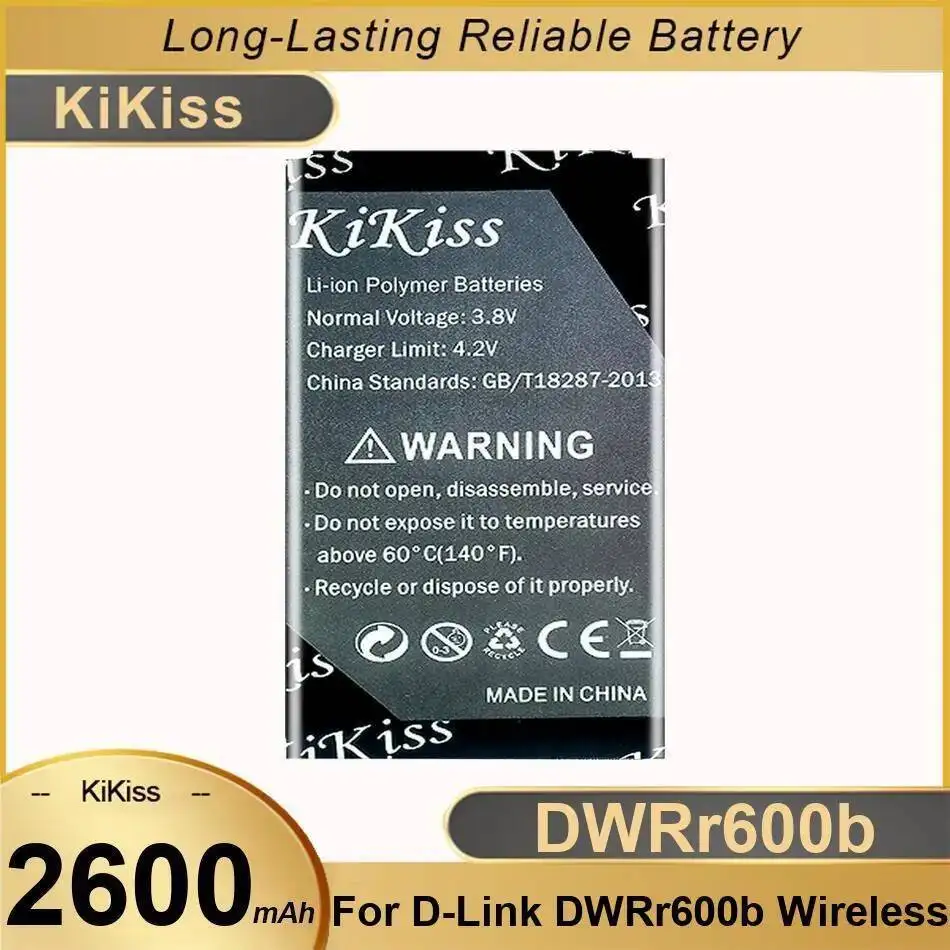 

Для беспроводного маршрутизатора D-Link Dwrr600b, надежная мощность, долговечная батарея емкостью 2600 мАч