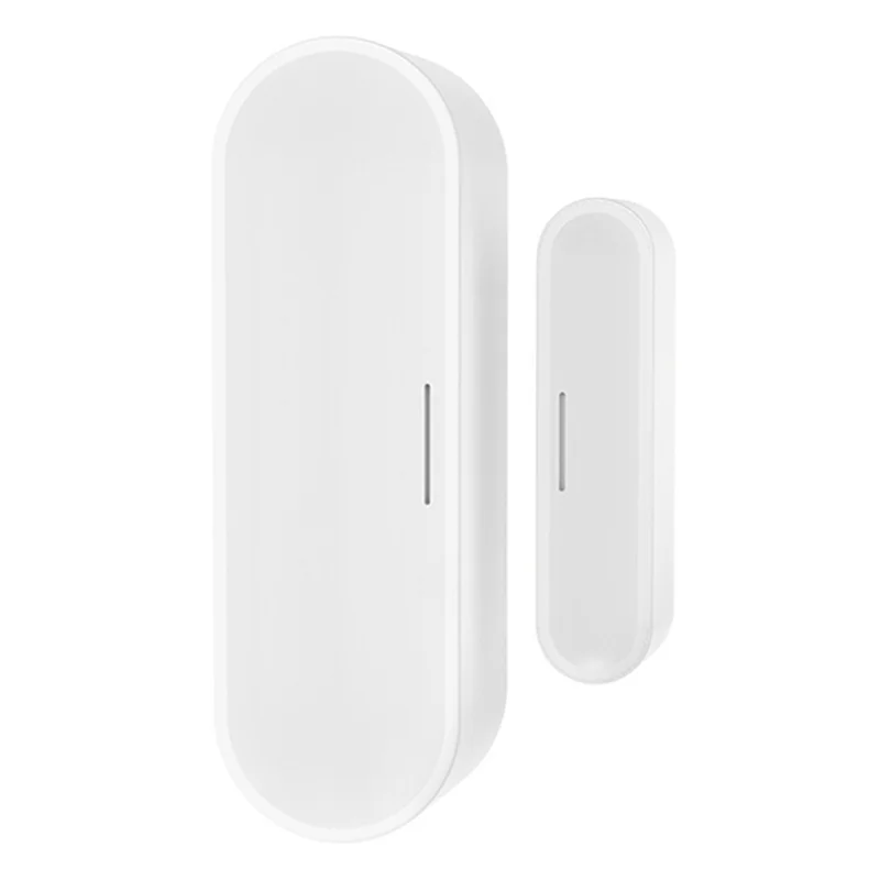 L72A-Tuya Smart Door Window Sensor White Door Window Sensor Wifi Smart Home Wireless Door Detectors USB Open/Close APP Remote Al