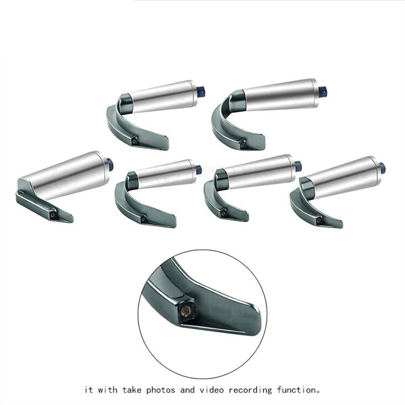 Reusable Video Laryngoscope Blade Medical Disposable ENT Laryngoscope Accessory for Clinical Throat Intubation Operation