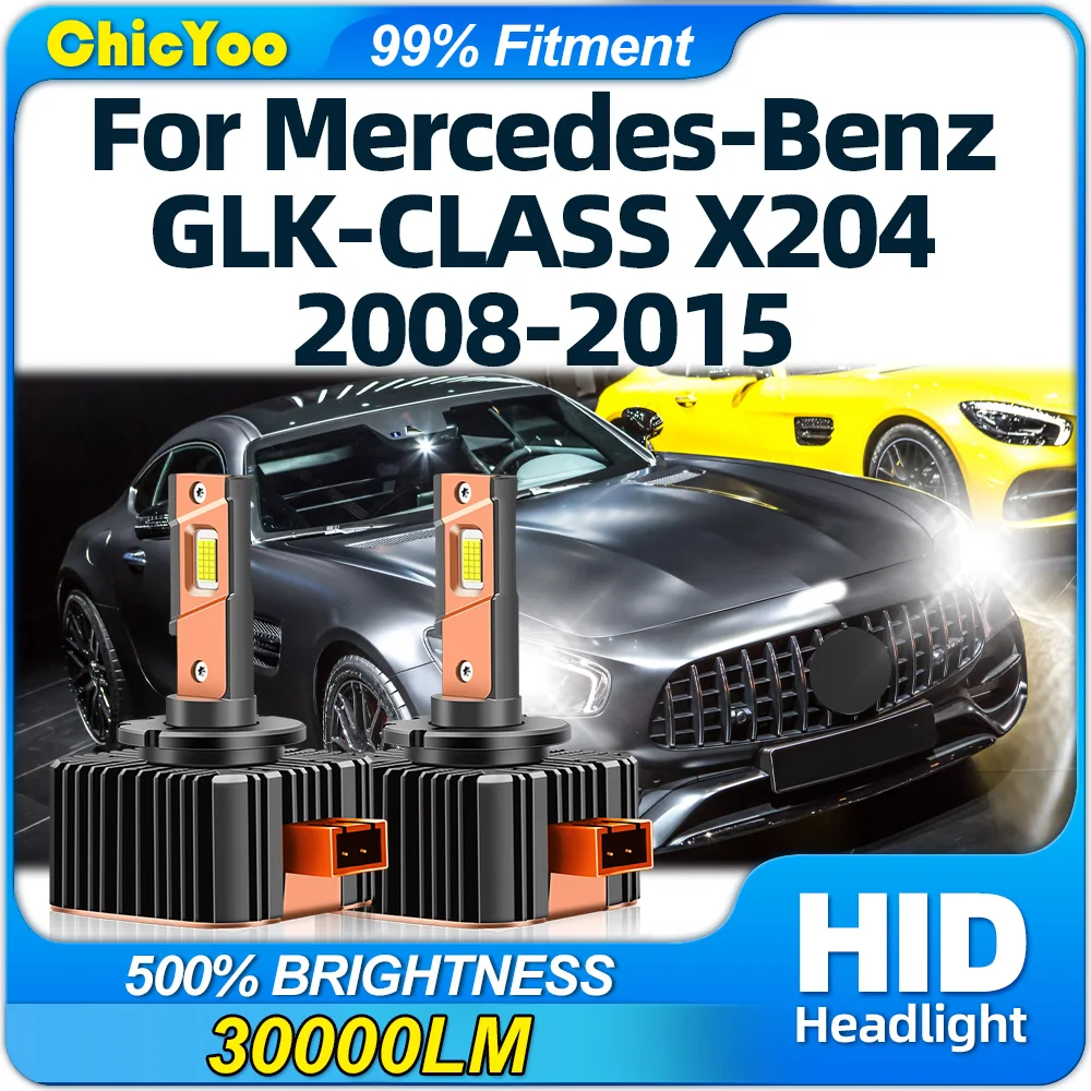 

Светодиодные фары 30000LM 120W HID ксеноновые фары 6000K белые для MERCEDES-BENZ GLK-CLASS X204 2008 2009 2010 2011 2012 2013 2014 2015