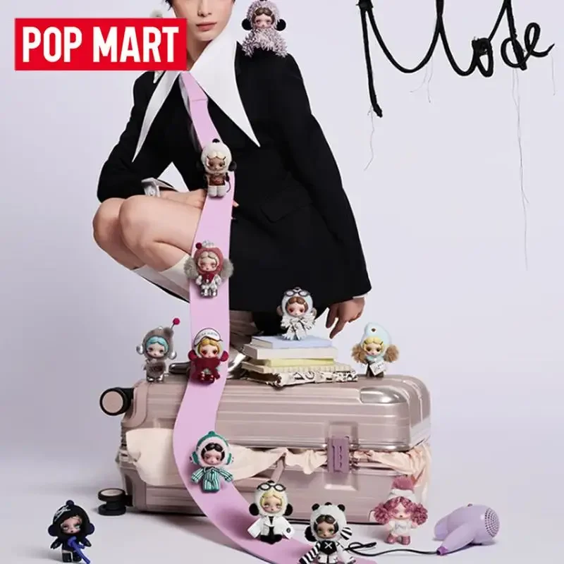 POP MART SKULLPANDA Off Mode Series Plush Doll Pendant Genuine Mystery Box Blind Box Guess Bag Toys Doll Cute Desktop Ornaments