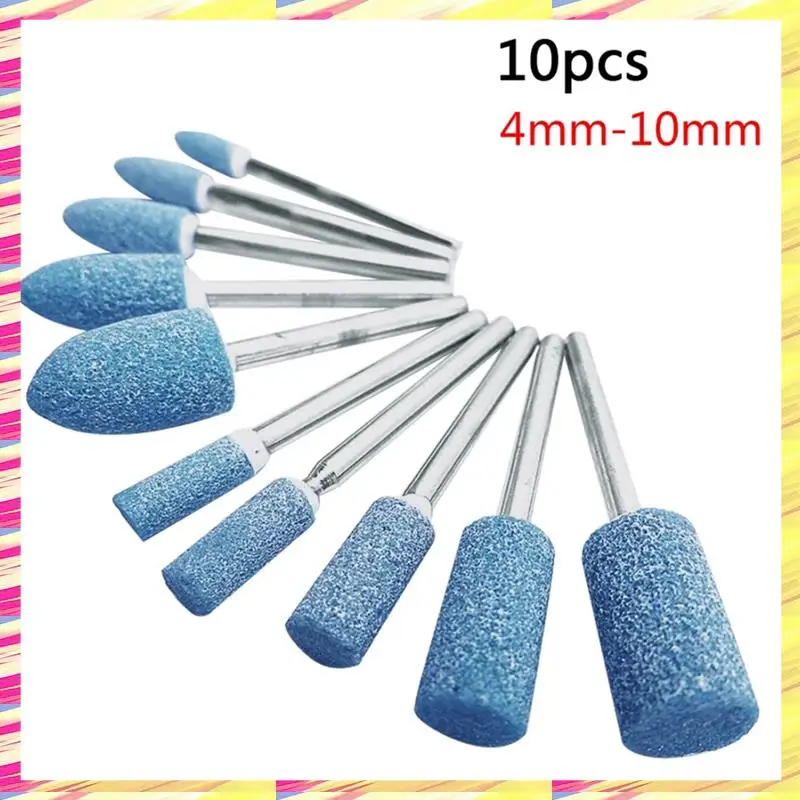 

ABJJ 10Pcs Polishing-Head Wheel-Head Abrasive Mounted For Dremel-Rotary Power Tool Electric Grinding Stone Dremel-Accessories