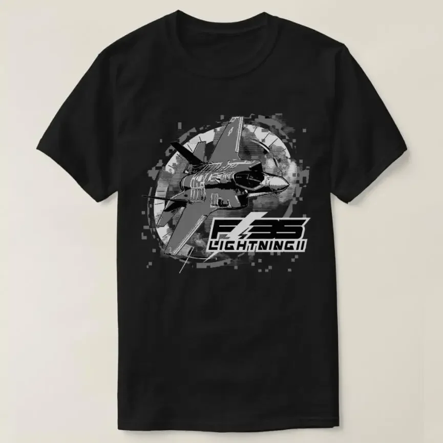 U.S. F-35 Lightning II Men T-Shirt Short Sleeve Casual 100% Cotton O-Neck Summer TShirt