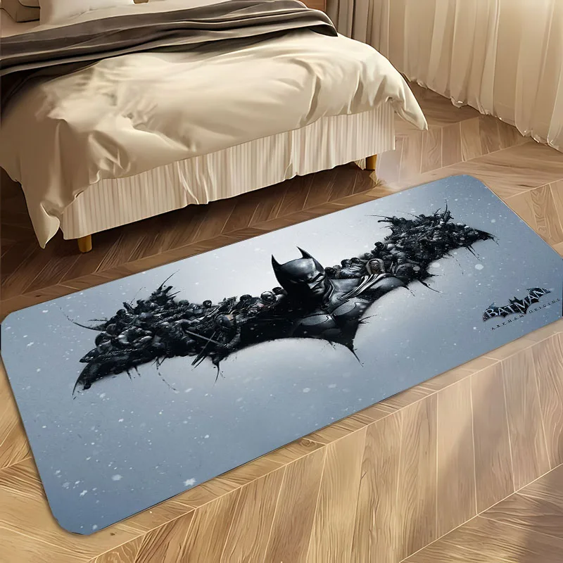 DC Batman Logo Area Carpet, Living Room and Bedroom Household Items, Children's Room Sofa Mat, Doormat Floor Anti-slip Rug, Gift