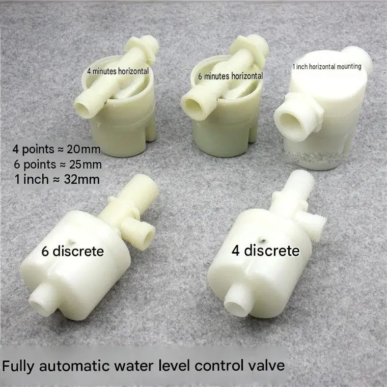 Float Valve Water Level Control 1/2" 3/4" 1" Automatic Tank Fill Shut Off Vertical Horizontal