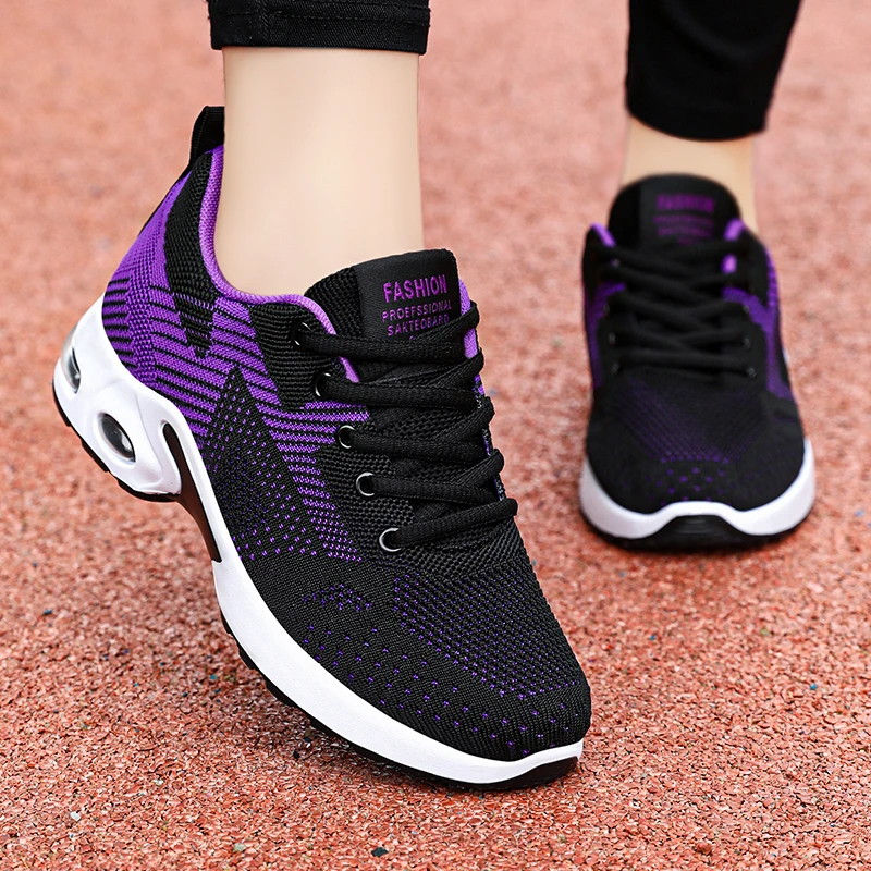 New Fashion 2024 Women Running Breathable Casual Mesh Shoes Outdoor Sports Shoes Casual Ladies Sneakers Zapatillas De Hombre