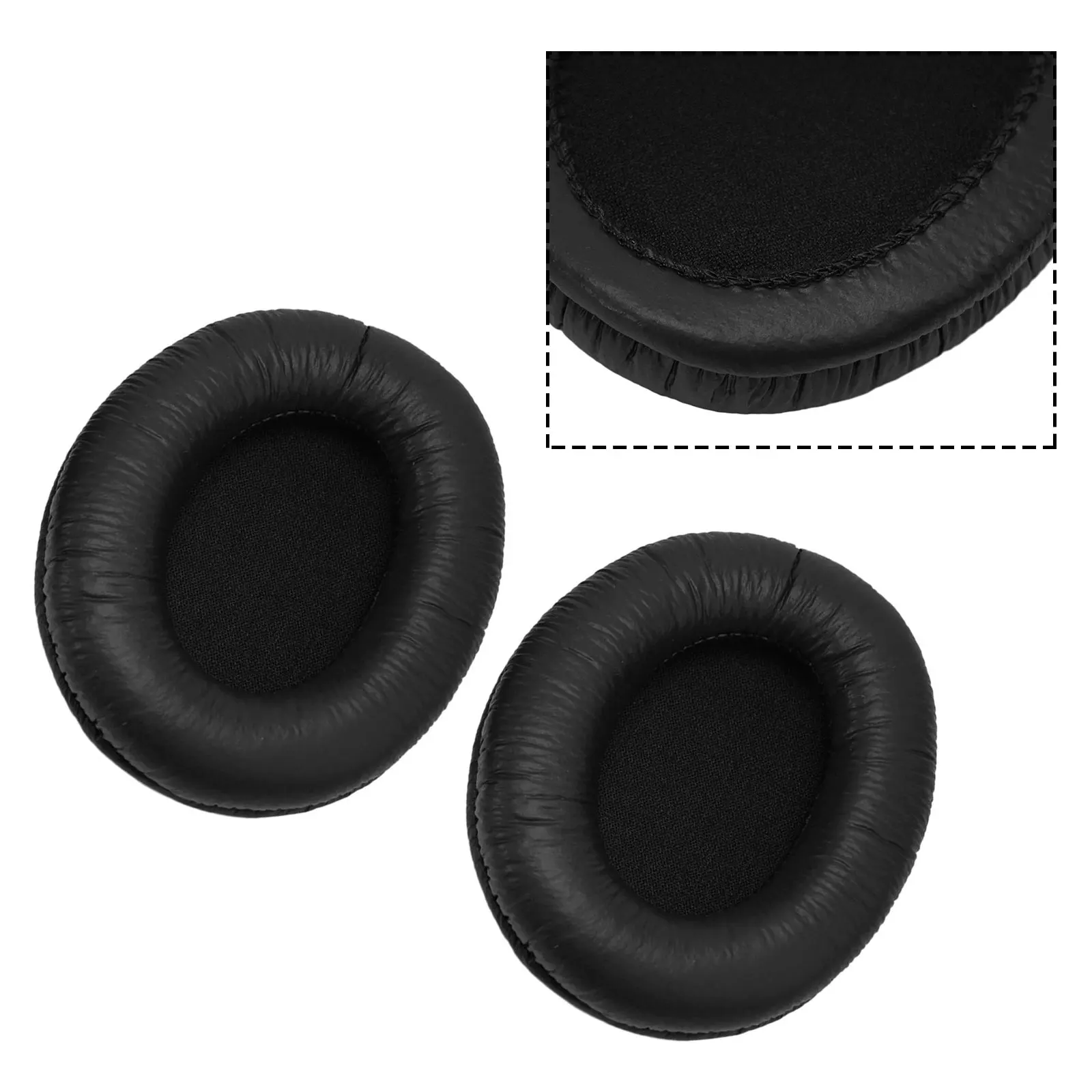 Soft Foam Ear Pads para HD202, Almofada De Substituição, Almofada De Orelha, Acessórios Pretos