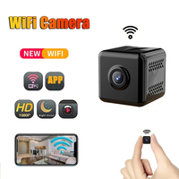 Indoor Wireless Home HD Camera Small Wifi Pet Camera 1080p Nanny Camera Motion Detection Alarm Night Vision Real-Time Monitoring
