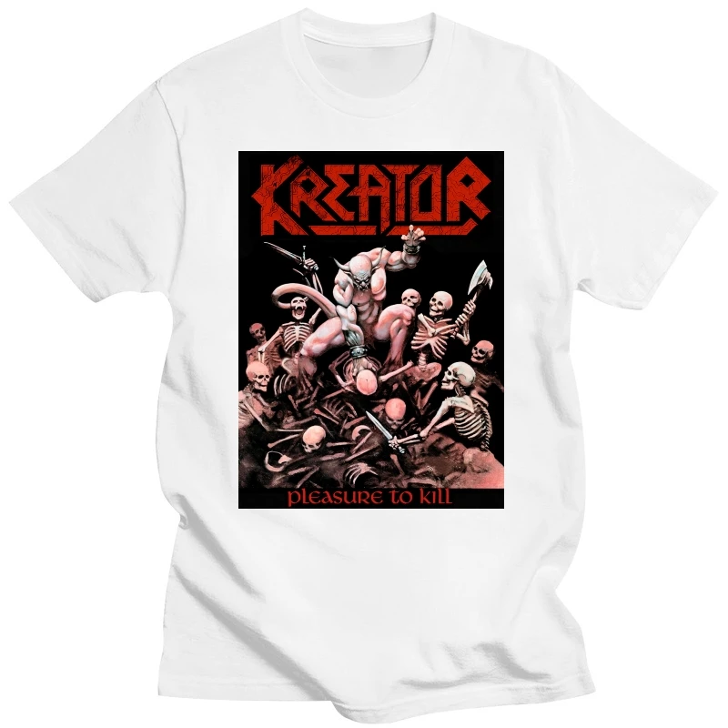 Kreator 'Pleasure To Kill' T Shirt New  Official Classic Tops Tee Shirts