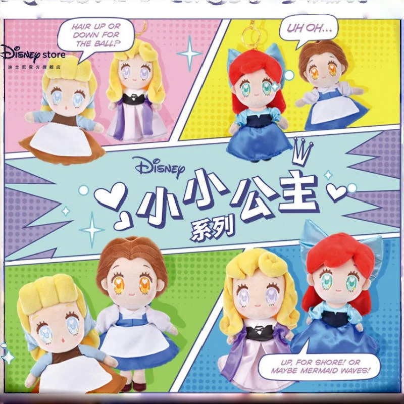 

Новая подлинная плюшевая кукла Disney Princess Ariel Bell Arlo Cindy Princess, мягкая версия Q, сумка, подвеска, декор, игрушка, подарок на день рождения