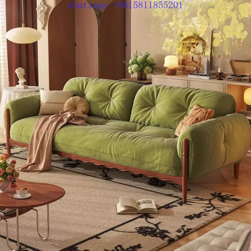 

Warm family living room sofa Comfortable sofa Nordic home decor дизайнерская мебель угловой диван minimalist Sofa