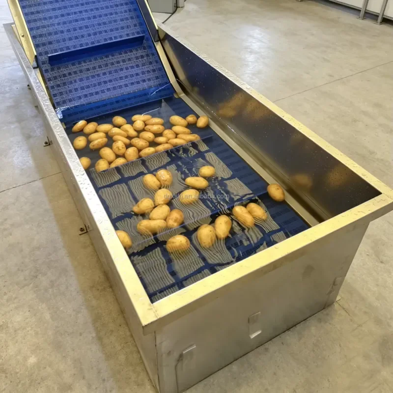 IP65 Waterproof CE Certified Sea Food Modular Plastic Chain Conveyor Climbing Conveyor Fish Vegetable Fruit Incline Conveyor
