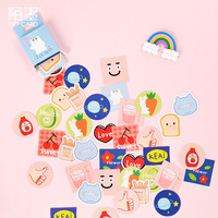 45Pcs/Box Vintage Graffiti Stickers For Stationery Sticker Craft Supplies Aesthetic Sticker Scrapbooking Stationery stickers