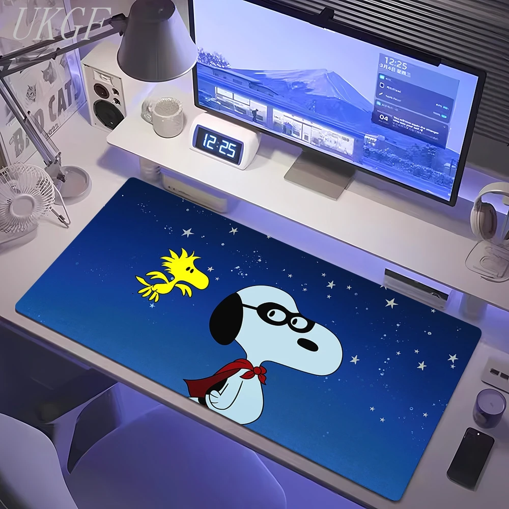 

Прекрасный S-Snoopys креативный крутой коврик для мыши XXL большой коврик для компьютерного стола Kawaii офисная клавиатура нескользящий коврик милый мультяшный коврик для мыши