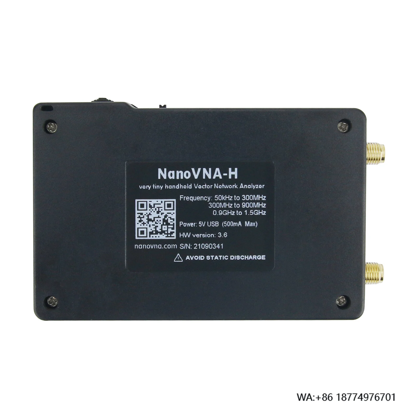 

Nanovna-H NanoVNA 50KHz-1.5GHz Very Tiny Handheld Vector Network Analyzer MF HF VHF Antenna Analyzer