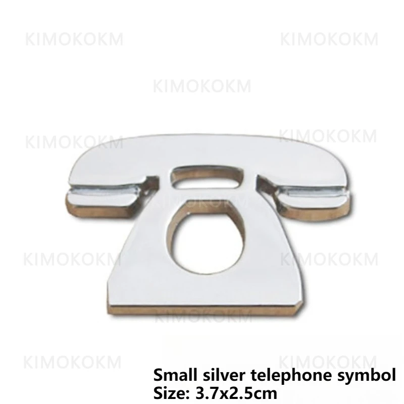 Alphabet Emblem Numbers Chrome Labeling Auto Sticker Trunk Logo Letters Emblem Accessories New 3D Metal 25mm Italic Car Letter